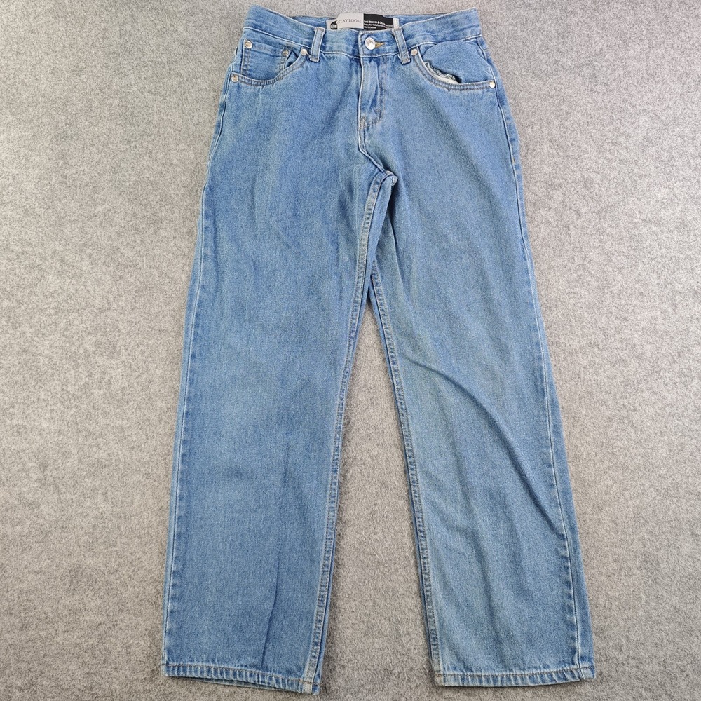Levis Silvertab Jeans Boys 14 27x29 Stay Loose Light Wash Baggy Denim Y2k